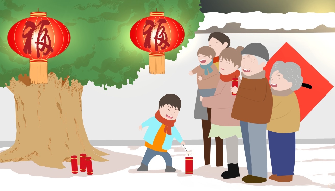 春節(jié)是快樂的為題作文650字范文