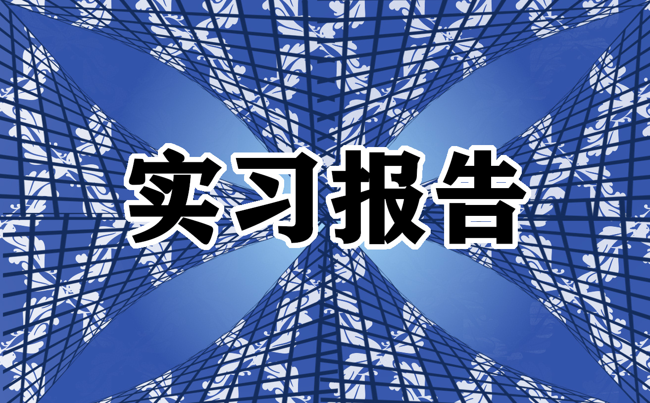 大學生暑假實習報告模板最新